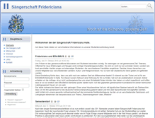 Tablet Screenshot of fridericiana.com